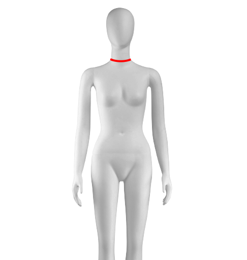 how to measure neck women