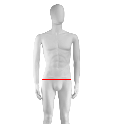 how to measure your hip men